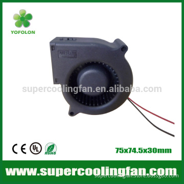 75x75x30mm 12V lamp light small DC Blower Axial fan